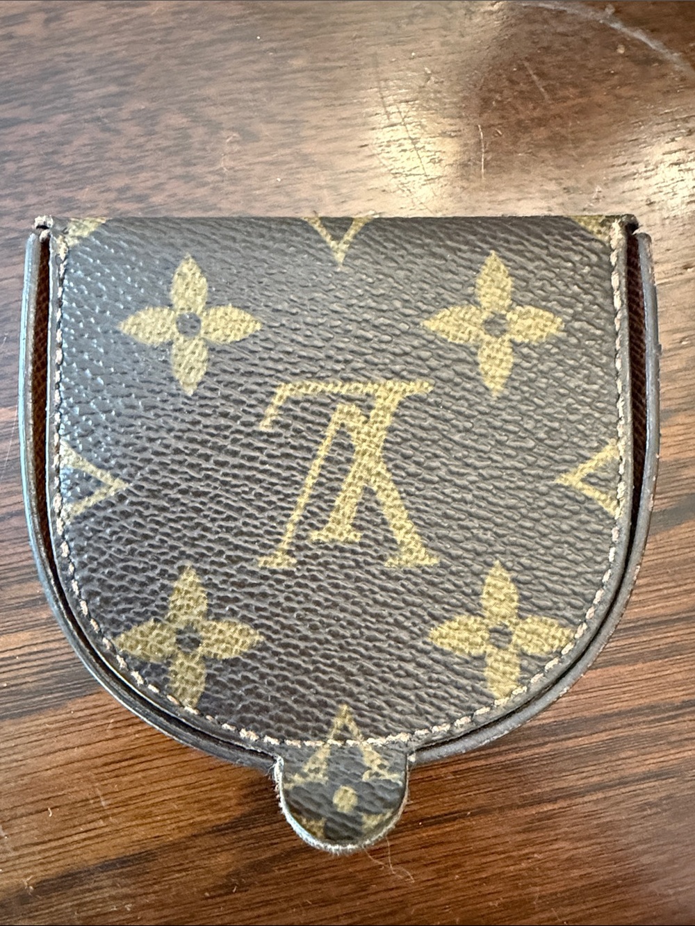 Louis Vuitton Monogram Coin Pouch - Brown/Gold